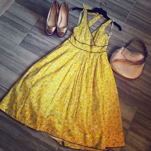 Anthropologie halter dress